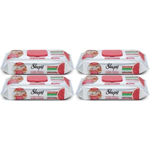 Sleepy Easy Clean Yüzey Temizlik Mutfak Havlusu-Mendili 50 Yaprak Greyfurt Yağlı (4Lü Set) 200 Yprk