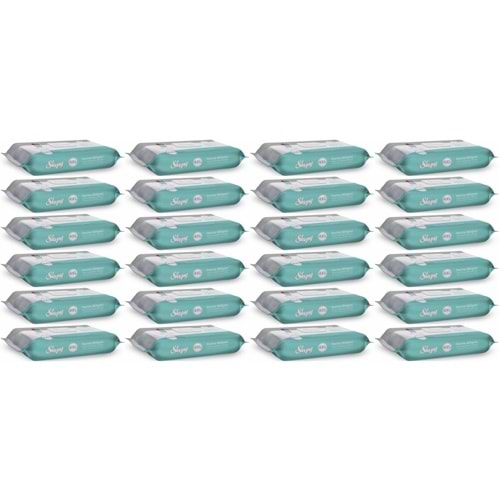 Sleepy Perine Bölgesi ve Vücut Temizleme Islak Mendil Havlu 50 Yaprak (Ebat 4XL) (24 Lü Set)