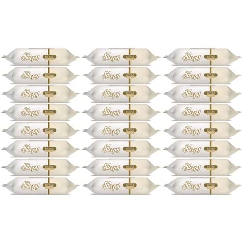 Sleepy Islak Havlu Mendil 90 Yaprak (24 Lü Set) Beyaz Sabun Kokulu Plastik Kapaklı (2160 Yaprak)
