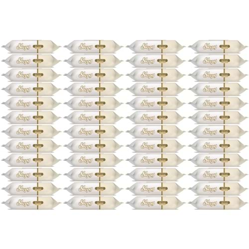 Sleepy Islak Havlu Mendil 90 Yaprak (48 Li Set) Beyaz Sabun Kokulu Plastik Kapaklı (4320 Yaprak)
