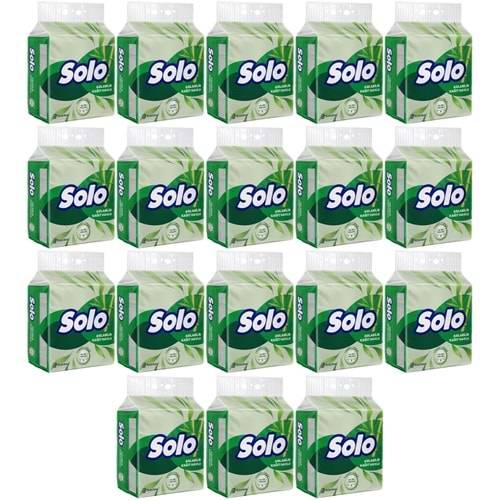 Solo Asılabilir Kağıt Havlu (Hijyenik ve Pratik Kullanım İçin Uygun) (18 Li Set)