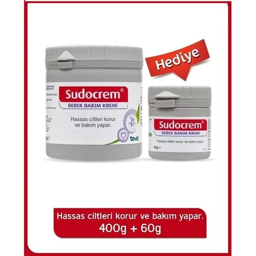 Sudocrem Cilt Bebek Bakım - Pişik Kremi 400GR+60GR (2 Li Set)
