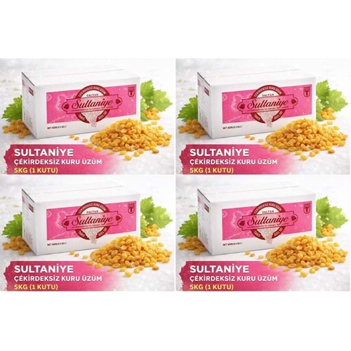 Tariş Sultaniye Çekirdeksiz Kuru Üzüm 20KG (4PK*5KG)