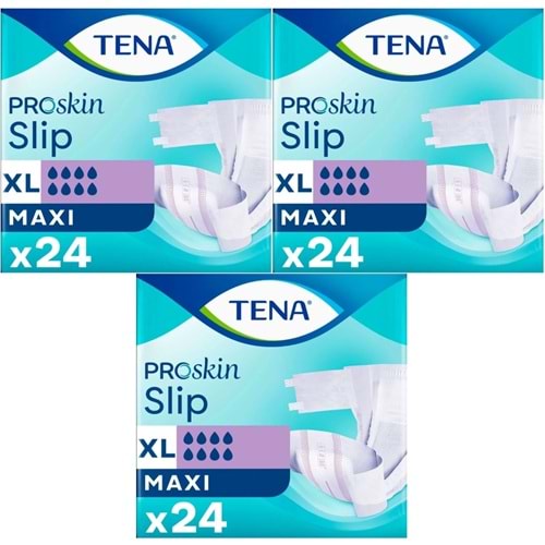 Tena Proskin Slip Maxi Bel Bantlı Yetişkin Bezi XL - Ekstra Large - Extra Large 72 Adet
