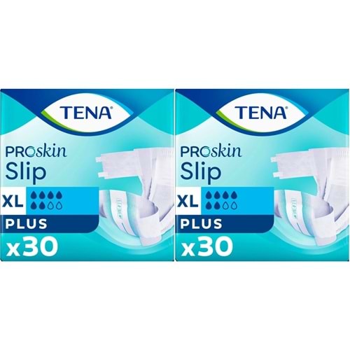 Tena Proskin Slip Plus Bel Bantlı Yetişkin Bezi XL - Ekstra Büyük - Extra Large 60 Adet