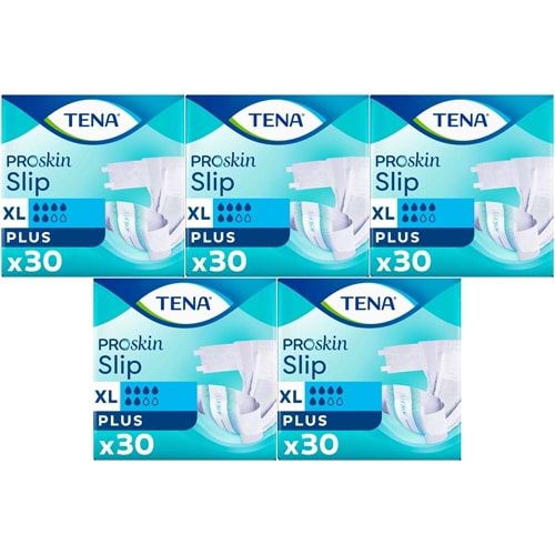 Tena Proskin Slip Plus Bel Bantlı Yetişkin Bezi XL - Ekstra Büyük - Extra Large 150 Adet