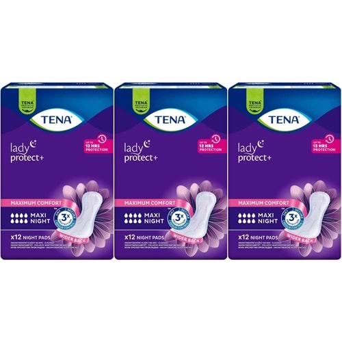 Tena Lady Protect Mesane Pedi Maxi Night Geceye Özel 36 Adet