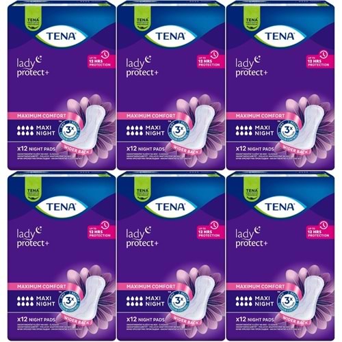 Tena Lady Protect Mesane Pedi Maxi Night Geceye Özel 72 Adet