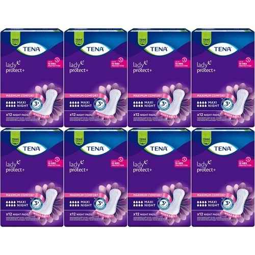 Tena Lady Protect Mesane Pedi Maxi Night Geceye Özel 96 Adet