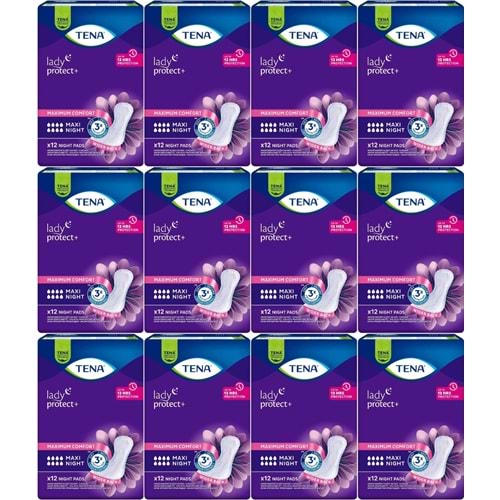 Tena Lady Protect Mesane Pedi Maxi Night Geceye Özel 144 Adet