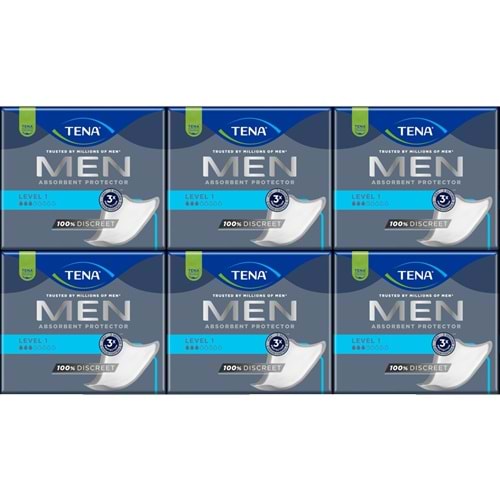 Tena Men Emici Koruma Level 1 Erkek Mesane Pedi 144 Adet