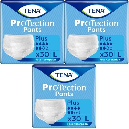 Tena ProTection Pants Plus Emici Külot Yetişkin Bezi L - Büyük - Large 90 Adet