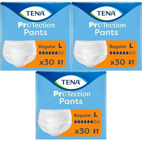 Tena ProTection Pants Regular Emici Külot Yetişkin Bezi L - Büyük - Large 90 Adet