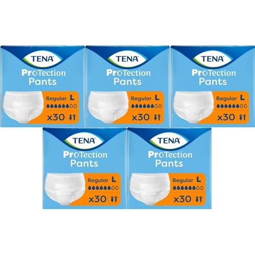 Tena ProTection Pants Regular Emici Külot Yetişkin Bezi L - Büyük - Large 150 Adet