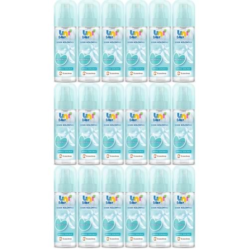 Uni Baby Bebek Kolonyası 150ML Nemlendiricili/Bebeksi Dokunuş (18 Li Set)