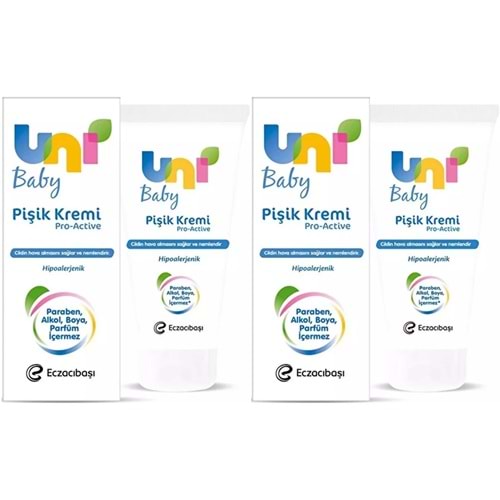 Uni Baby Pişik Kremi 75ML (2 Li Set)