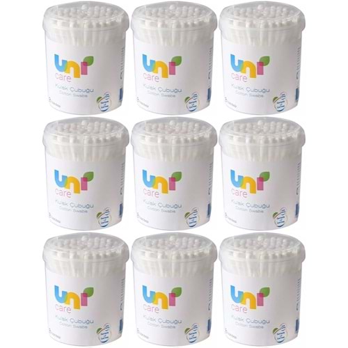 Uni Baby Kulak Temizleme Çubuğu 200 Adet (9 Lu Set)
