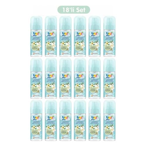 Uni Baby Bebek Kolonyası 150ML Nemlendiricili - Bahar Çiçekleri (18 Li Set)
