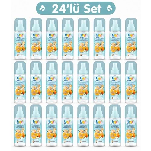 Uni Baby Bebek Kolonyası 150ML Nemlendiricili - Tatlı Esintiler (24 Lü Set)