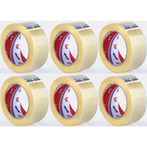 Ve-Ge Koli Bandı / Bant FİL 1 . Kalite 100 Metre (45mm*100 Metre) (6 Lı Set)