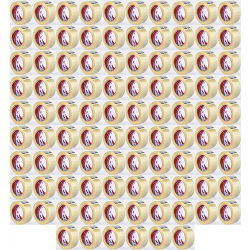 Ve-Ge Koli Bandı / Bant FİL 1 . Kalite 100 Metre (45mm*100 Metre) (96 Lı Set)