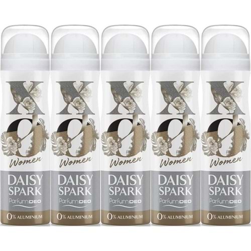 XO Deodorant 150ML Women-Kadın Daisy Spark (5 Li Set)