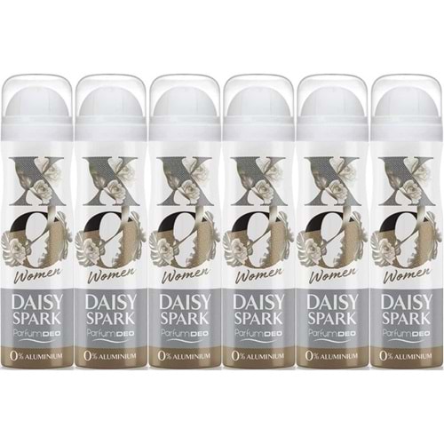 XO Deodorant 150ML Women-Kadın Daisy Spark (6 Lı Set)