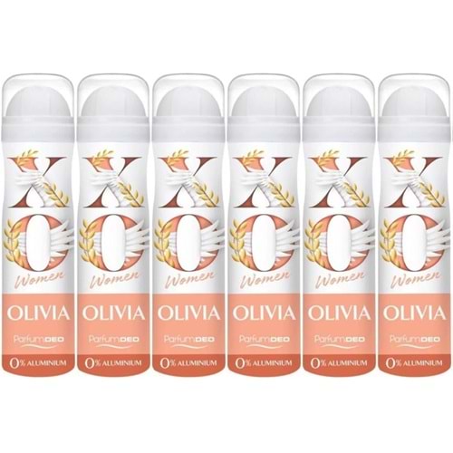 XO Deodorant 150ML Women-Kadın Olıvıa (6 Lı Set)