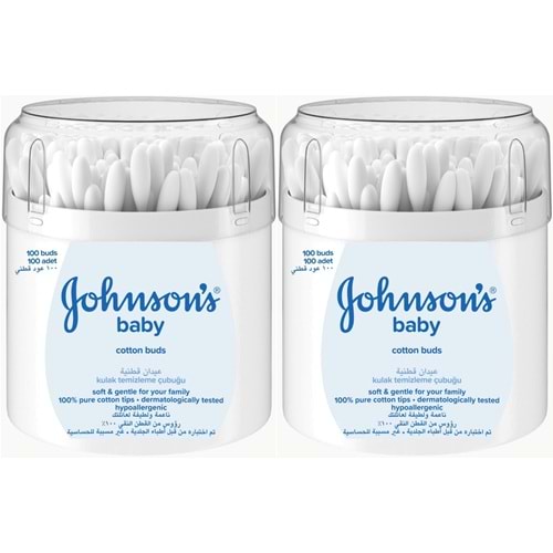 Johnsons Baby Kulak Temizleme Çubuğu 100 Adet (2 Li Set)