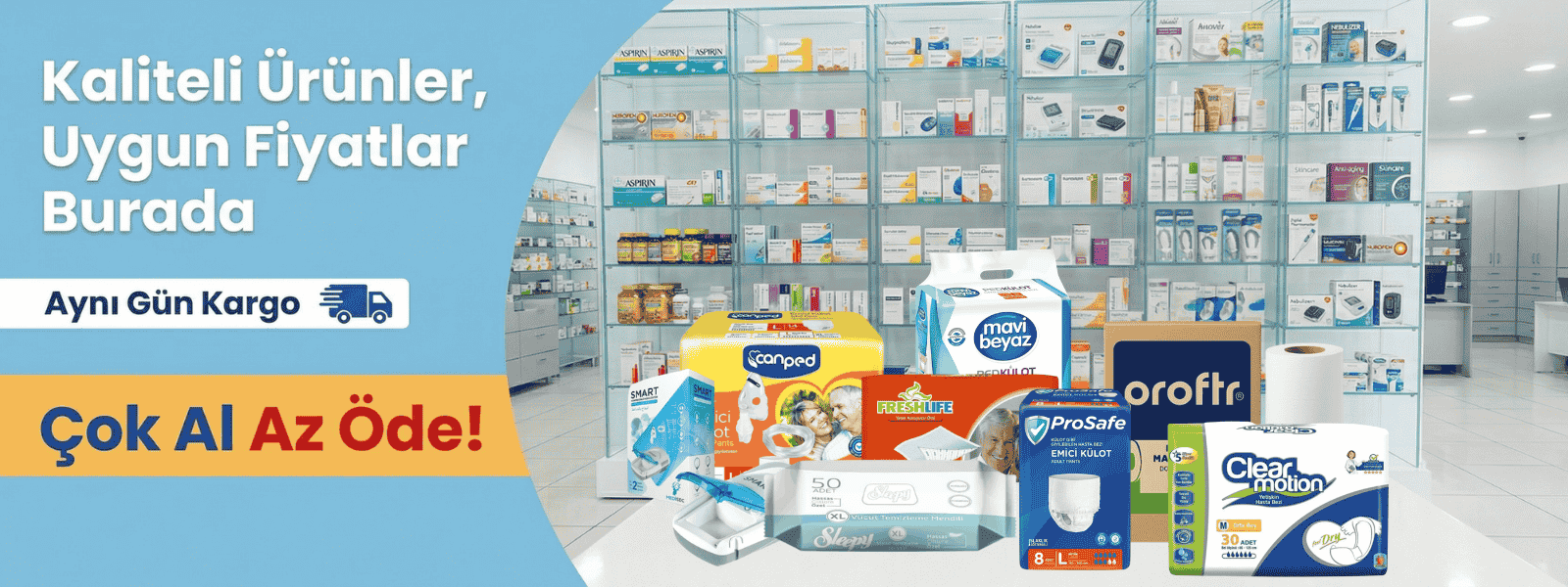 Hasta bezler, yatak koruyucular, muayene eldivenleri