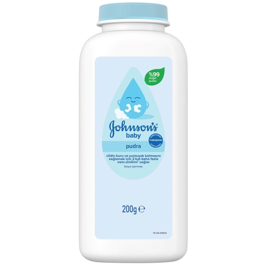 Johnsons Baby Bebek Pudrası 200GR Klasik (%99 Doğal)