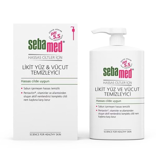 Sebamed Yüz ve Vücut Temizleyici Likit 300 ML