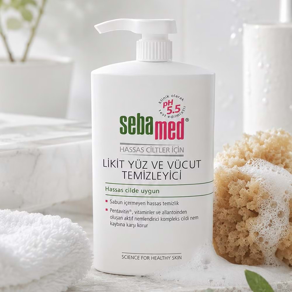 Sebamed Yüz ve Vücut Temizleyici Likit 300 ML
