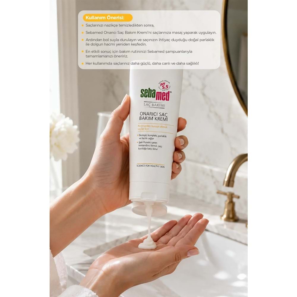 Sebamed Onarıcı Saç Bakım Kremi 200 ML