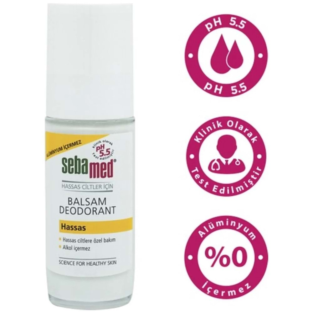Sebamed Deodorant Roll-On 50ML Balsam Hassas/Sensitive