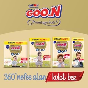 Goon Premium Soft Külot Bebek Bezi Beden:7 (18-30Kg) XX Large 36 Adet Fırsat Pk