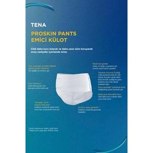 Tena Proskin Pants Süper Night Gece Emici Külot Yetişkin Bezi L - Büyük - Large 30 Adet