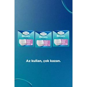 Tena Proskin Pants Maxi Emici Külot Yetişkin Bezi L - Büyük - Large 10 Adet