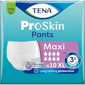 Tena Proskin Pants Maxi Emici Külot Yetişkin Bezi XL - Ekstra Large - Extra Large 10 Adet