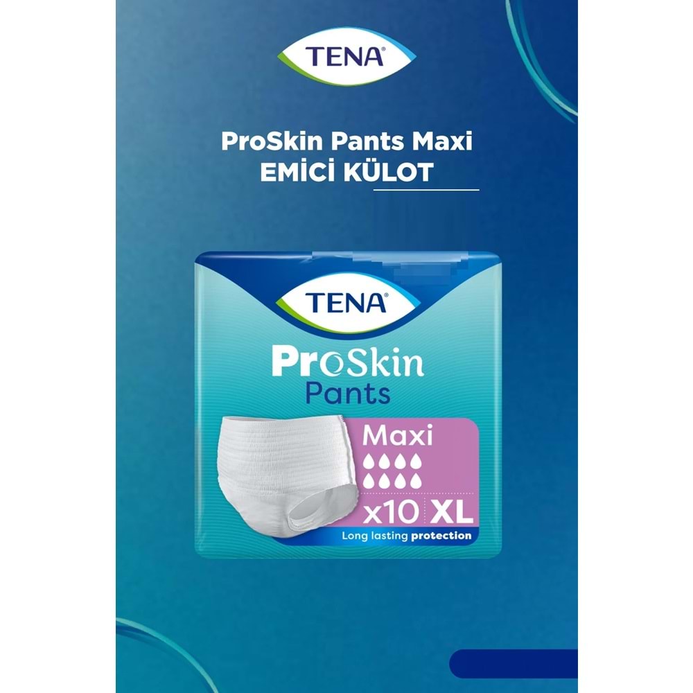 Tena Proskin Pants Maxi Emici Külot Yetişkin Bezi XL - Ekstra Large - Extra Large 10 Adet