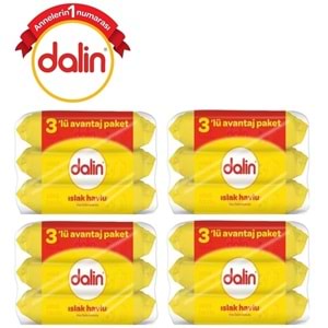 Dalin Islak Havlu Mendil Klasik 56 Yaprak 12 Li Set (672 Yaprak)