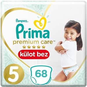 Prima Premium Care Külot Bebek Bezi 5 Beden 12-17 KG 68 Adet Süper Ekonomik Pk