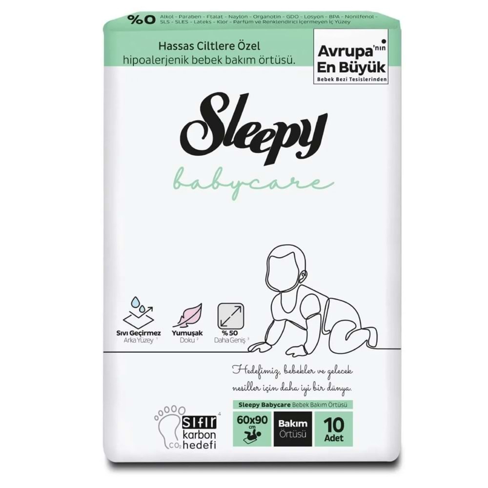 Sleepy Merhaba Bebek Seti Yeni Doğan Doğuma Hazırlık Paketi Naturel Bebek Bezi