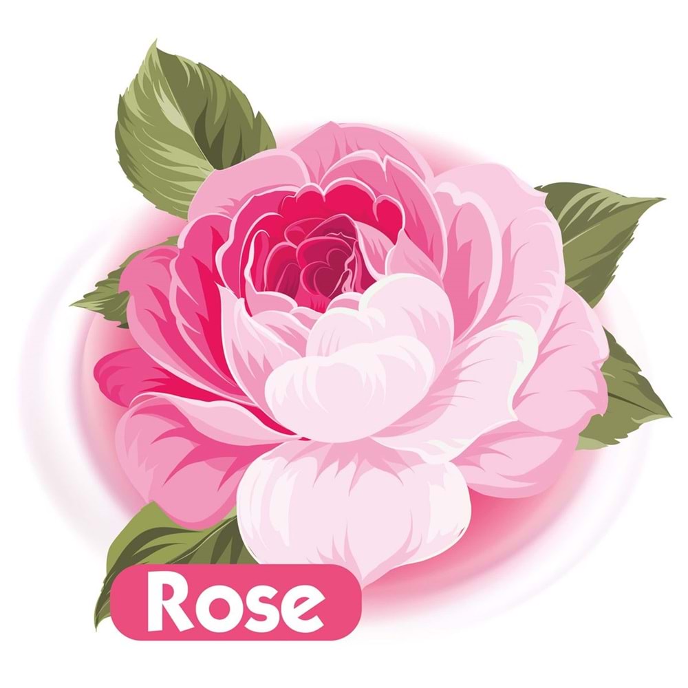 Baby Turco Islak Havlu Mendil 90 Yaprak Gül/Rose Plastik Kapaklı Tekli Pk