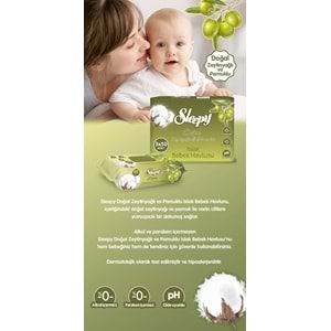 Sleepy Islak Havlu Mendil 90 Yaprak Zeytin Yağlı 3 Lü Pk Avantaj Pk Plastik Kapaklı