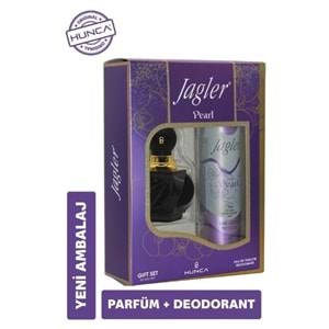Jagler Parfüm Seti Kadın / For Women 60ML Pearl + 150ML Deodorant (Mor)