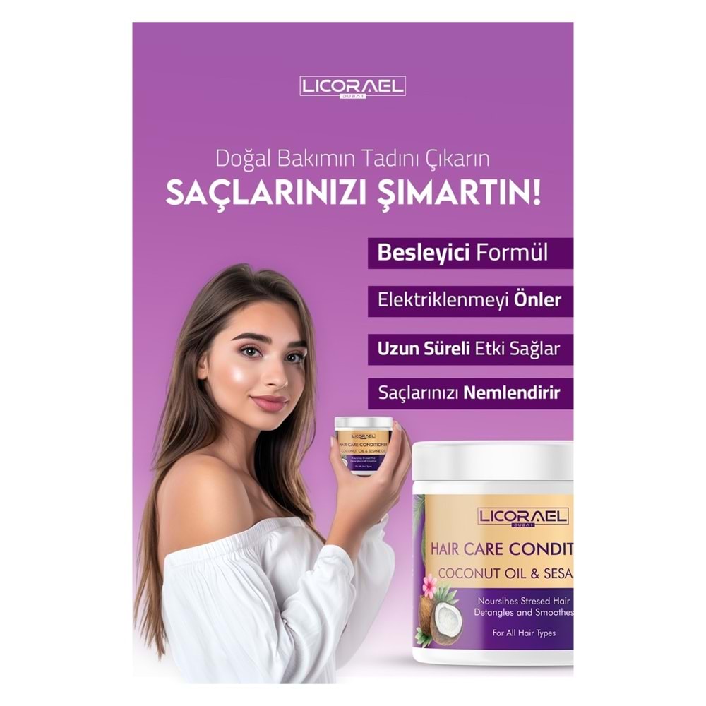 Licorael Dubai Saç Maskesi (Haır Care Condıtıoner) 200ML