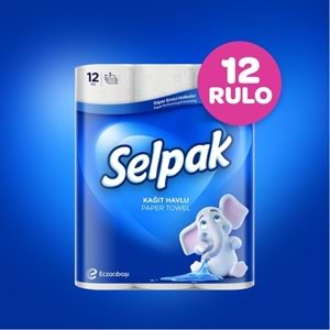 Selpak Kağıt Havlu 12 Li Pk (3 Katlı)