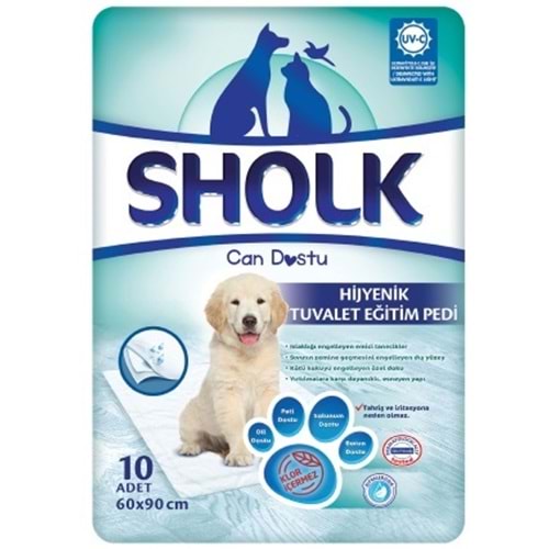 Sholk Evcil Hayvan Tuvalet Çiş Eğitim Pedi 60*90CM 10 Adet Tekli Pk