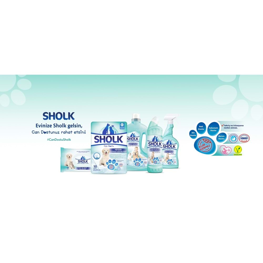 Sholk Evcil Hayvan Tuvalet Çiş Eğitim Pedi 60*90CM 10 Adet Tekli Pk